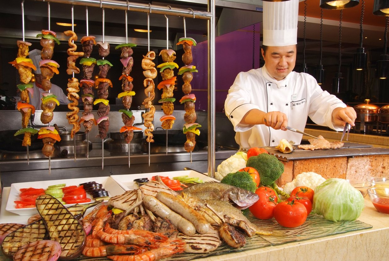 A Chef Working at a Restaurant